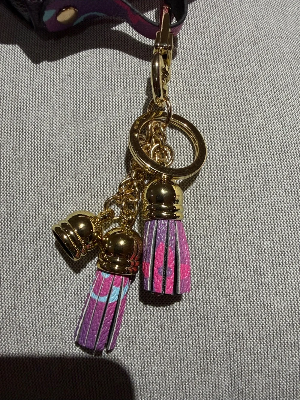 Louis Vuitton Pink & Purple Monogram Mini Clutch Keychain - Picture 5 of 6